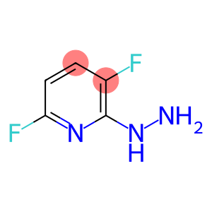 Pyridine, 3,6-difluoro-2-hydrazinyl-