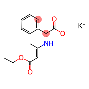 (R)-α-[(1-Methyl-3-ethoxy-3-oxo-1-propenyl)amino]benzeneacetic acid potassium salt