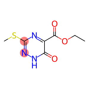 ETHYL 6-HYDROXY-3-(METHYLTHIO)-1,2,4-TRIAZINE-5-CARBOXYLATE