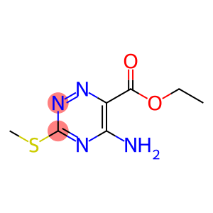5-氨基-3-(甲硫基)-1,2,4-三嗪-6-羧酸乙酯