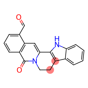 5,7,8,13-Tetrahydro-5-oxobenz[g]indolo[2,3-a]quinolizine-1-carbaldehyde