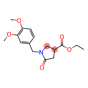 ethyl 1-[(3,4-dimethoxyphenyl)methyl]-5-oxopyrrolidine-3-carboxylate