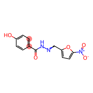 (5-Nitro-2-furfurylidene)(4-hydroxybenzoyl)hydrazine