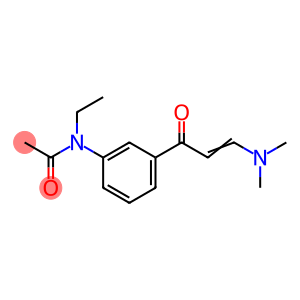 N-[3-[(E)-3-(dimethylamino)prop-2-enoyl]phenyl]-N-ethyl-acetamide