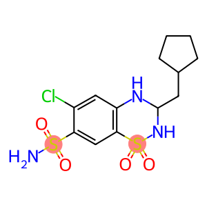 (+)-Cyclopenthiazide