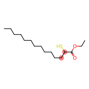 2-Mercaptotetradecanoic acid ethyl ester