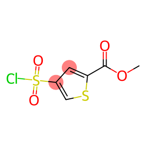2-Thiophenecarboxylic acid, 4-(chlorosulfonyl)-, methyl ester