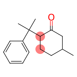 Cyclohexanone, 5-methyl-2-(1-methyl-1-phenylethyl)-