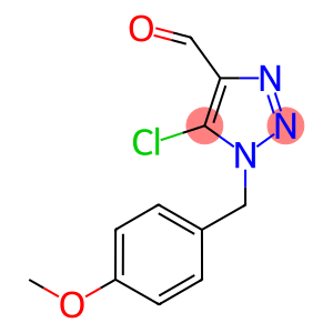 5-chloro-1-(4-methoxybenzyl)-1H-1,2,3-triazole-4-carbaldehyde