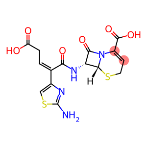 (6R,7R)-7-[[(2Z)-2-(2-Amino-4-thiazolyl)-4-carboxy-1-oxo-2-buten-1-yl]amino]-8-oxo-5-thia-1-azabicyclo[4.2.0]oct-2-ene-2-carboxylic acid hydrate