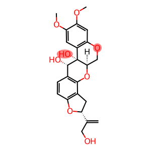 (2R,6α,6aα,12aα)-1,2,6,6a,12,12a-Hexahydro-2α-[1-(hydroxymethyl)ethenyl]-8,9-dimethoxy[1]benzopyrano[3,4-b]furo[2,3-h][1]benzopyran-6,6a-diol