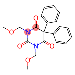 2,4,6(1H,3H,5H)-Pyrimidinetrione, 1,3-bis(methoxymethyl)-5,5-diphenyl-