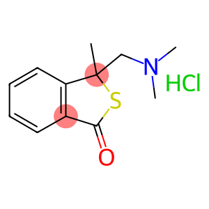 3-((Dimethylamino)methyl)-3-methylbenzo(c)thiophen-1(3H)-one hydrochlo ride