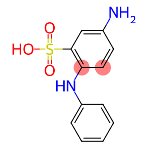 Benzenesulfonic acid, 5-amino-2-(phenylamino)-, diazotized, coupled with 5,5'-[(5-hydroxy-1,3-phenylene)bis(oxy)]bis[1,3-benzenediol], sodium salts