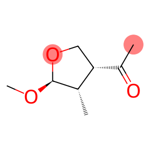 Ethanone, 1-(tetrahydro-5-methoxy-4-methyl-3-furanyl)-, (3alpha,4alpha,5beta)- (9CI)