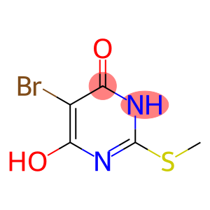 4(3H)-PYRIMIDINONE, 5-BROMO-6-HYDROXY-2-(METHYLTHIO)-