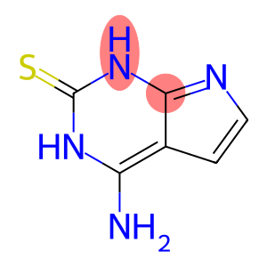 2H-Pyrrolo[2,3-d]pyrimidine-2-thione, 4-amino-1,3-dihydro-