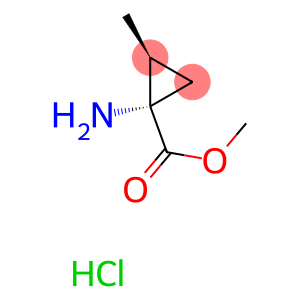 Cyclopropanecarboxylic acid, 1-amino-2-methyl-, methyl ester, hydrochloride, cis- (9CI)