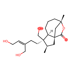 [3S,6aβ,(+)]-3,4,5,6,6a,7,8,9-Octahydro-7-[(Z)-5-hydroxy-3-hydroxymethyl-3-pentenyl]-7α-hydroxymethyl-3,8α-dimethyl-3α,9aα-methano-1H-cyclopent[c]oxocin-1-one