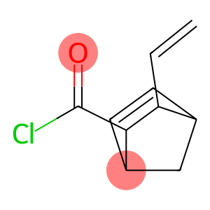 Bicyclo[2.2.1]hept-5-ene-2-carbonyl chloride, 3-ethenyl-, (endo,endo)- (9CI)