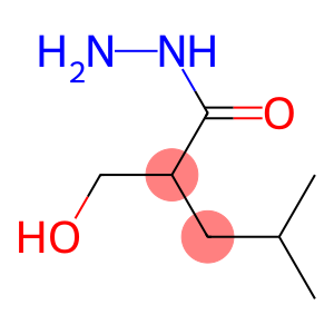 Valeric  acid,  2-(hydroxymethyl)-4-methyl-,  hydrazide  (6CI)