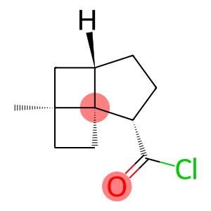 Tricyclo[4.3.0.01,4]nonane-9-carbonyl chloride, 4-methyl-, (1S*,4alpha,6beta,9alpha)- (9CI)