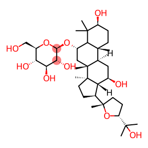 (3beta,6alpha,12beta,24R)-20,24-Epoxy-3,12,25-trihydroxydammaran-6-yl beta-D-glucopyranoside