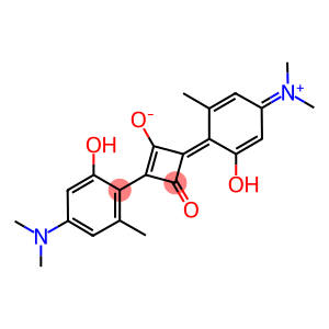 1-(4-Dimethylamino-2-hydroxy-6-methyl-phenyl)-3-(4-dimethylimmonium-2-hydroxy-6-methyl-cyclohexa-2,5-dien-1-ylidene)-2-oxo-cyclobuten-4-olate