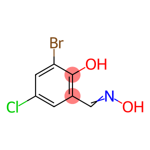 2-bromo-4-chloro-6-[(1E)-(hydroxyimino)methyl]phenol