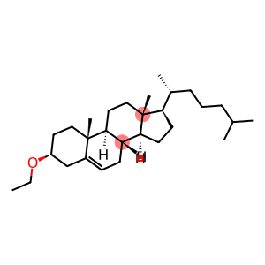 3β-Ethoxy-5-cholestene,  3β-Hydroxy-5-cholestene  3-ethyl  ether,  5-Cholesten-3β-ol  3-ethyl  ether