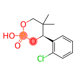 (S)-(-)-4-(2-chlorophenyl) 2-hydroxy-5,5-dimethyl 1,3,2-dioxaphosphorinane 2-oxide