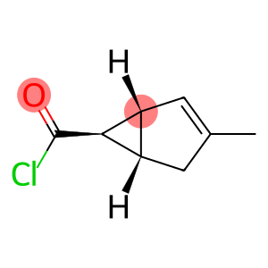 Bicyclo[3.1.0]hex-2-ene-6-carbonyl chloride, 3-methyl-, [1S-(1alpha,5alpha,6alpha)]- (9CI)