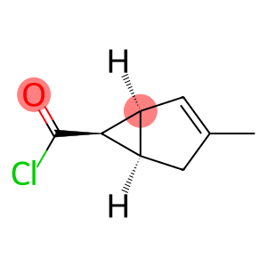 Bicyclo[3.1.0]hex-2-ene-6-carbonyl chloride, 3-methyl-, (1alpha,5alpha,6beta)- (9CI)