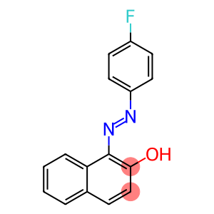 2-Naphthalenol, 1-[(4-fluorophenyl)azo]-, (E)- (9CI)