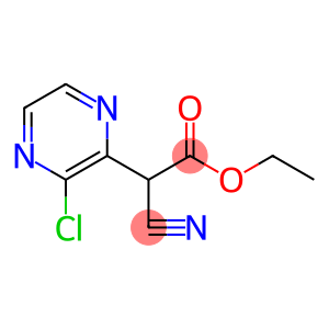ethyl 2-(3-chloropyrazin-2-yl)-2-cyanoacetate