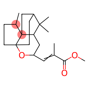 2-Propenoic acid, 2-methyl-3-(octahydro-1,7,7-trimethyl-1H-3a,8-ethanodicyclopenta[b,c]pyran-5-yl)-, methyl ester, [1R-[1α,3aα,5β(E),6aβ,8α,9aR*]]- (9CI)
