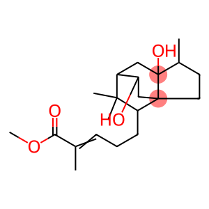 2-Pentenoic acid, 2-methyl-5-(octahydro-7a,8-dihydroxy-1,5,5-trimethyl-3a,6-ethano-3aH-inden-4-yl)-, methyl ester, [1S-[1α,3aβ,4β(E),6β,7aα,8R*]]- (9CI)