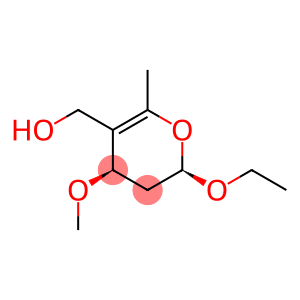 2H-Pyran-5-methanol,2-ethoxy-3,4-dihydro-4-methoxy-6-methyl-,cis-(9CI)