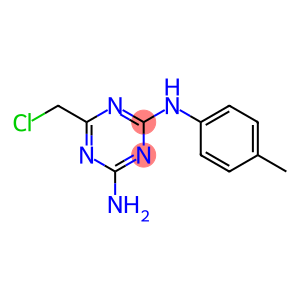 [4-amino-6-(chloromethyl)-s-triazin-2-yl]-(4-methylphenyl)amine