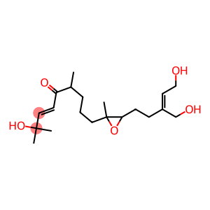 2-Hydroxy-9-[3-(5-hydroxy-3-hydroxymethyl-3-pentenyl)-2-methyloxiranyl]-2,6-dimethyl-3-nonen-5-one