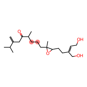 1-[3-(5-Hydroxy-3-hydroxymethyl-3-pentenyl)-2-methyloxiranyl]-4,8-dimethyl-7-methylene-5-nonanone