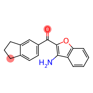 (3-amino-1-benzofuran-2-yl)(2,3-dihydro-1H-inden-5-yl)methanone