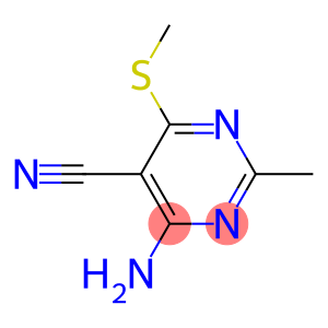 4-AMINO-2-METHYL-6-(METHYLTHIO)PYRIMIDINE-5-CARBONITRILE