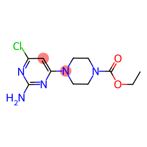 4-(2-AMINO-6-CHLORO-PYRIMIDIN-4-YL)-PIPERAZINE-1-CARBOXYLIC ACID ETHYL ESTER