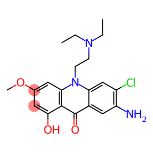 7-amino-6-chloro-10-(N,N-diethylaminoethyl)-1-hydroxy-3-methoxyacridin-9-one
