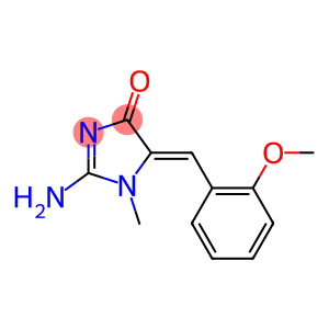 2-amino-5-[(Z)-(2-methoxyphenyl)methylidene]-1-methyl-1H-imidazol-4-one