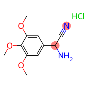 amino(3,4,5-trimethoxyphenyl)acetonitrile hydrochloride