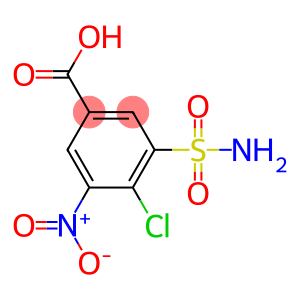 3-Aminosulfonyl-4-chloro-5-nitrobenzoic acid