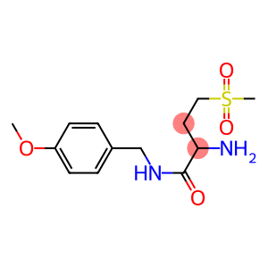2-amino-4-methanesulfonyl-N-[(4-methoxyphenyl)methyl]butanamide