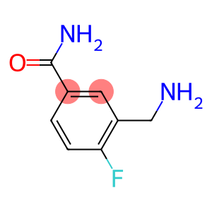 3-(aminomethyl)-4-fluorobenzamide